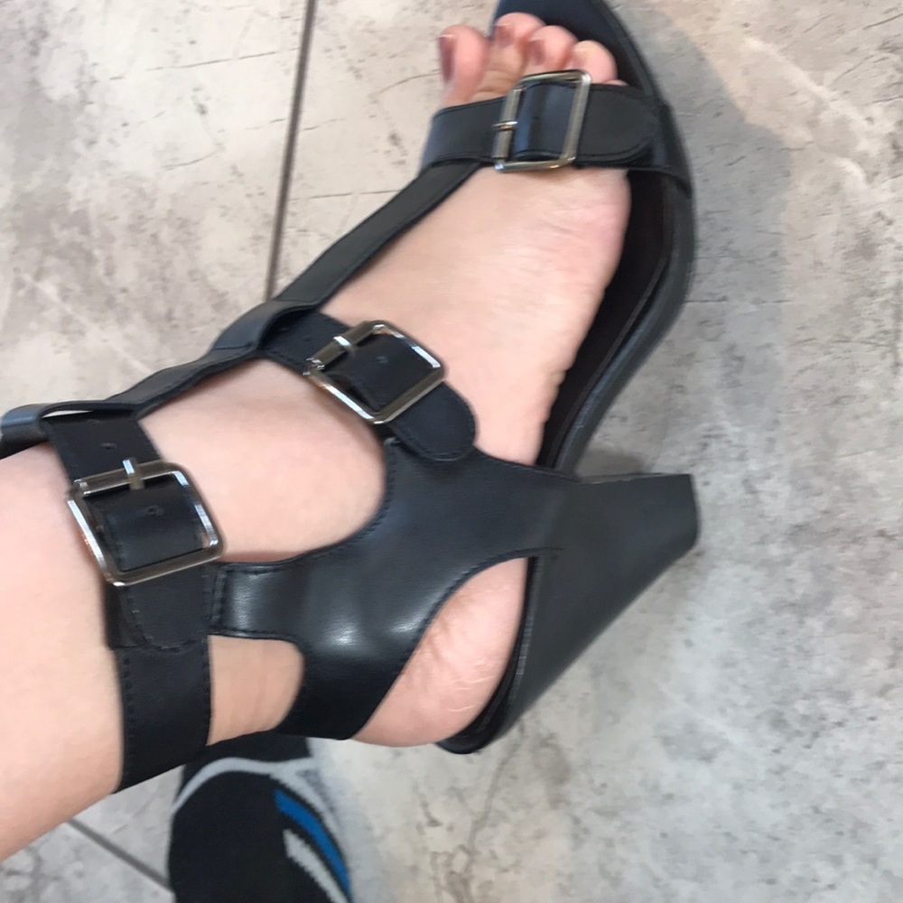 Black heels